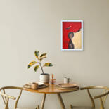 Work presented framed