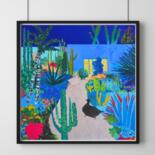 Werk ingelijst gepresenteerd