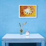 Work presented framed