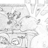 印花与版画 标题为“Drawing #1” 由Percy Martin, 原创艺术品, 铅笔