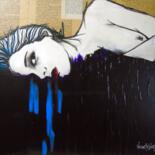 Painting titled "La pause 2" by Vincent Tessier Xxc, Original Artwork, Acrylic