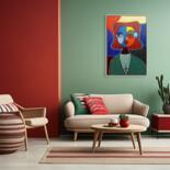 Work presented framed