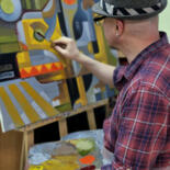 Steps of the making of the work