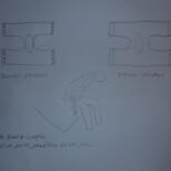 Drawing titled "culotte" by Ludovic Grumel, Original Artwork, Pencil