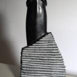 Sculptuur getiteld "Phalus" door Tahir Gavrilovic, Origineel Kunstwerk, Steen