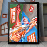 Work presented framed