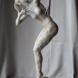 Sculpture intitulée "Clown (Nude) 2024" par Alexandr Karat, Œuvre d'art originale, Bronze