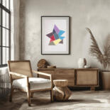 Work presented framed