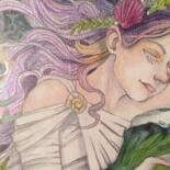 Het oppervlak of de textuur van het kunstwerk