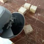 Steps of the making of the work