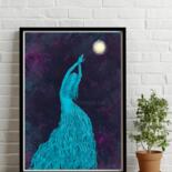 Werk ingelijst gepresenteerd