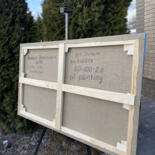 Arrière de l'œuvre