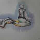 图画 标题为“gIkq / Need You Ton…” 由Leni Smoragdova, 原创艺术品, 水彩