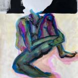 Dessin intitulée "Е87l / / Erotic 4:…" par Leni Smoragdova, Œuvre d'art originale, Encre