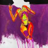 图画 标题为“UJg# / Erotic 6: co…” 由Leni Smoragdova, 原创艺术品, 墨