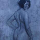 Schilderij getiteld "Le temps..." door Denis Perrot, Origineel Kunstwerk, Olie