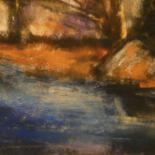 Het oppervlak of de textuur van het kunstwerk