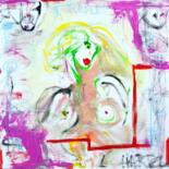 Painting titled "Untitled" by Paul Hartel, Original Artwork, Acrylic Mounted on Wood Stretcher frame