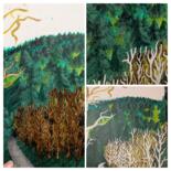 Steps of the making of the work