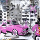 Painting titled "CHÁVO" by Ac One, Original Artwork, Spray paint Mounted on Wood Stretcher frame