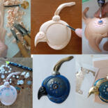 Steps of the making of the work
