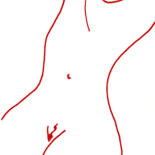 Printmaking titled "Sérigraphie 79" by Paul Maulpoix, Original Artwork, Screenprinting