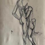 Dessin intitulée "aih3 / Date - {$M}" par Leni Smoragdova, Œuvre d'art originale, Marqueur