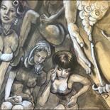 Drawing titled "Dags Vidulejs "OUR…" by Dags, Original Artwork, Ink