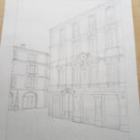 Steps of the making of the work