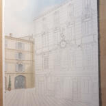 Steps of the making of the work