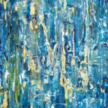 Malarstwo zatytułowany „Dreamin” autorstwa Wafa El Hilali, Oryginalna praca, Akryl Zamontowany na Drewniana rama noszy