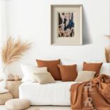 Œuvre présentée encadrée