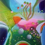 Ζωγραφική με τίτλο "Life on earth" από Philippe Abril, Αυθεντικά έργα τέχνης, Ακρυλικό