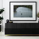 Werk ingelijst gepresenteerd