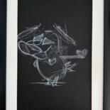 Œuvre présentée encadrée