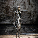 ""Atena" Metal Sculp…" başlıklı Heykel Manuel Quaresima tarafından, Orijinal sanat, Metaller