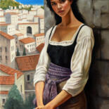 "The Mediterranean g…" başlıklı Tablo Serghei Ghetiu tarafından, Orijinal sanat, Petrol