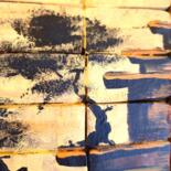 Artwork's surface or texture