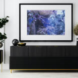 Het oppervlak of de textuur van het kunstwerk