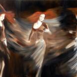 Peinture intitulée "Dancing." par Svetlana Bagdasaryan, Œuvre d'art originale, Huile Monté sur Châssis en bois