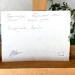 Обратная сторона работы