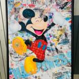 Obra presentada enmarcada