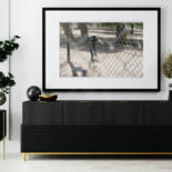 Werk ingelijst gepresenteerd