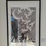 Œuvre présentée encadrée