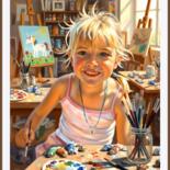 Trabalho apresentado emoldurado