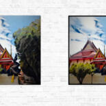 Работа представлена ​​в рамке