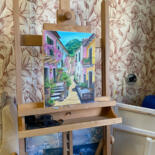 Steps of the making of the work