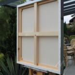 Achterkant van het werk