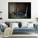 Работа представлена ​​в рамке