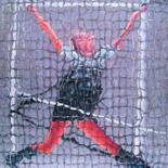 Pittura intitolato "Stretching" da Paolo Avanzi, Opera d'arte originale, Olio